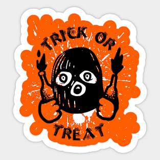 Halloween Trick Or Treat Horror Molotov Sticker